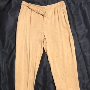 Tan Capri pants